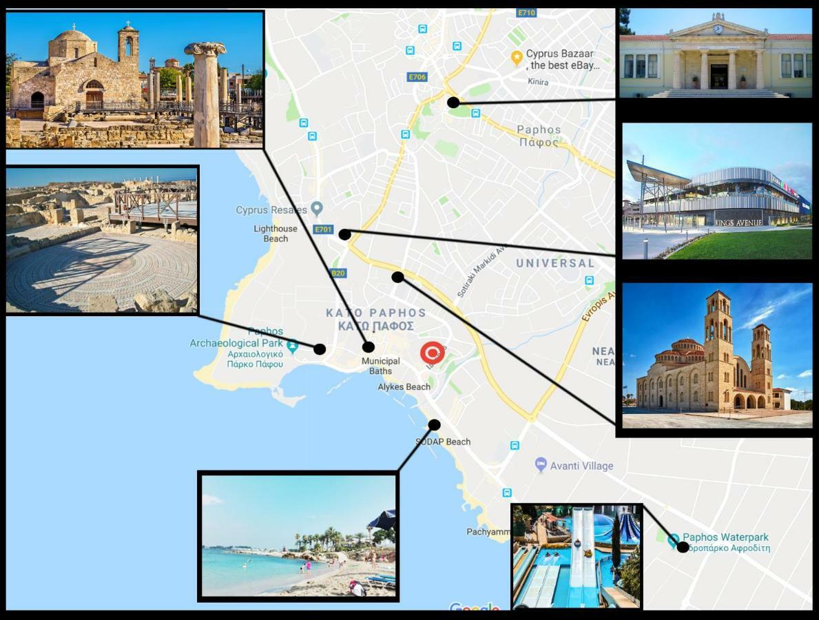 דירות Paphos Townhouse By The Sea Pirate Harbor מראה חיצוני תמונה